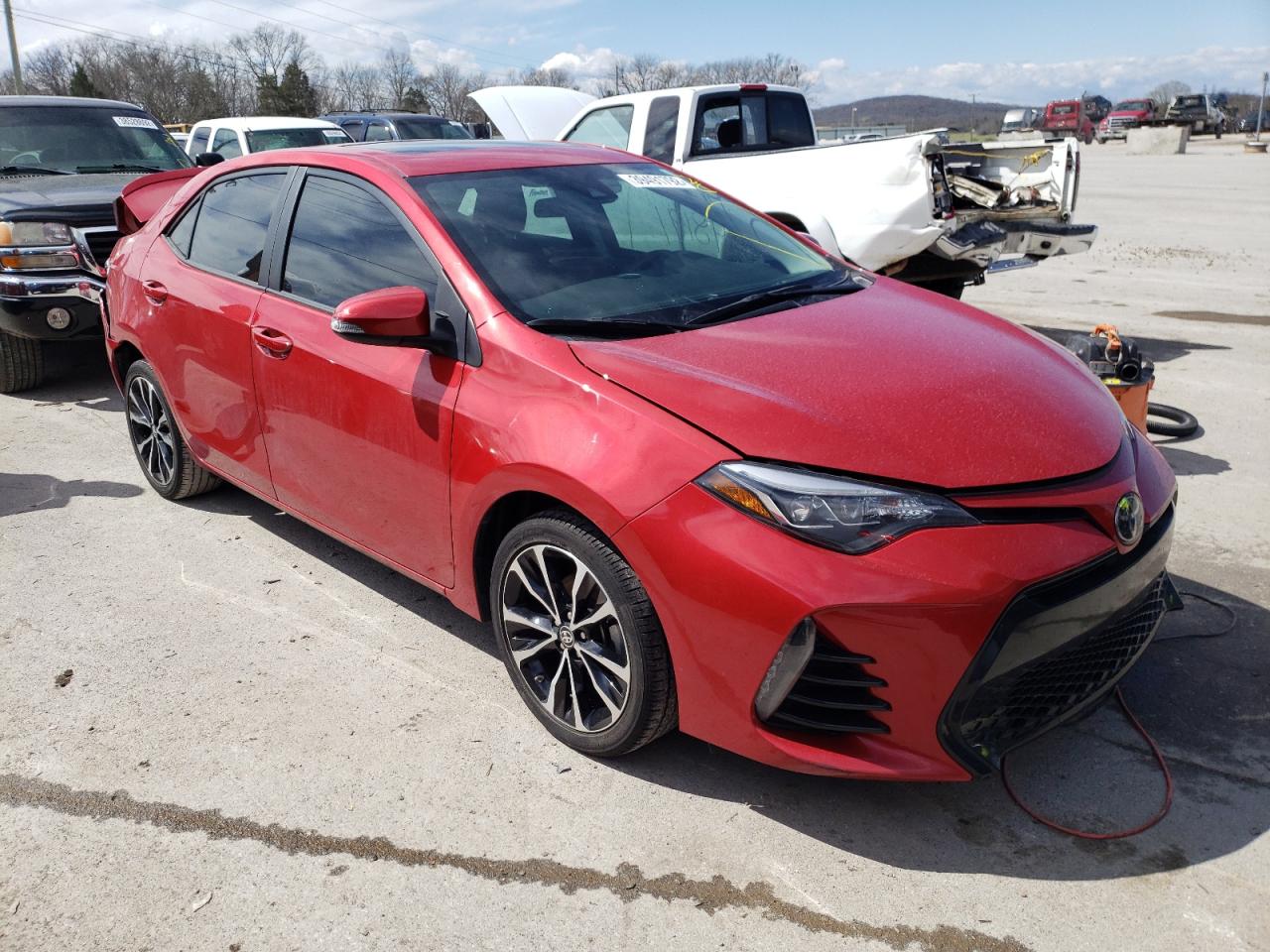 TOYOTA COROLLA L 2018 with VIN 2T1BURHE5JC088813 - Photo from auction