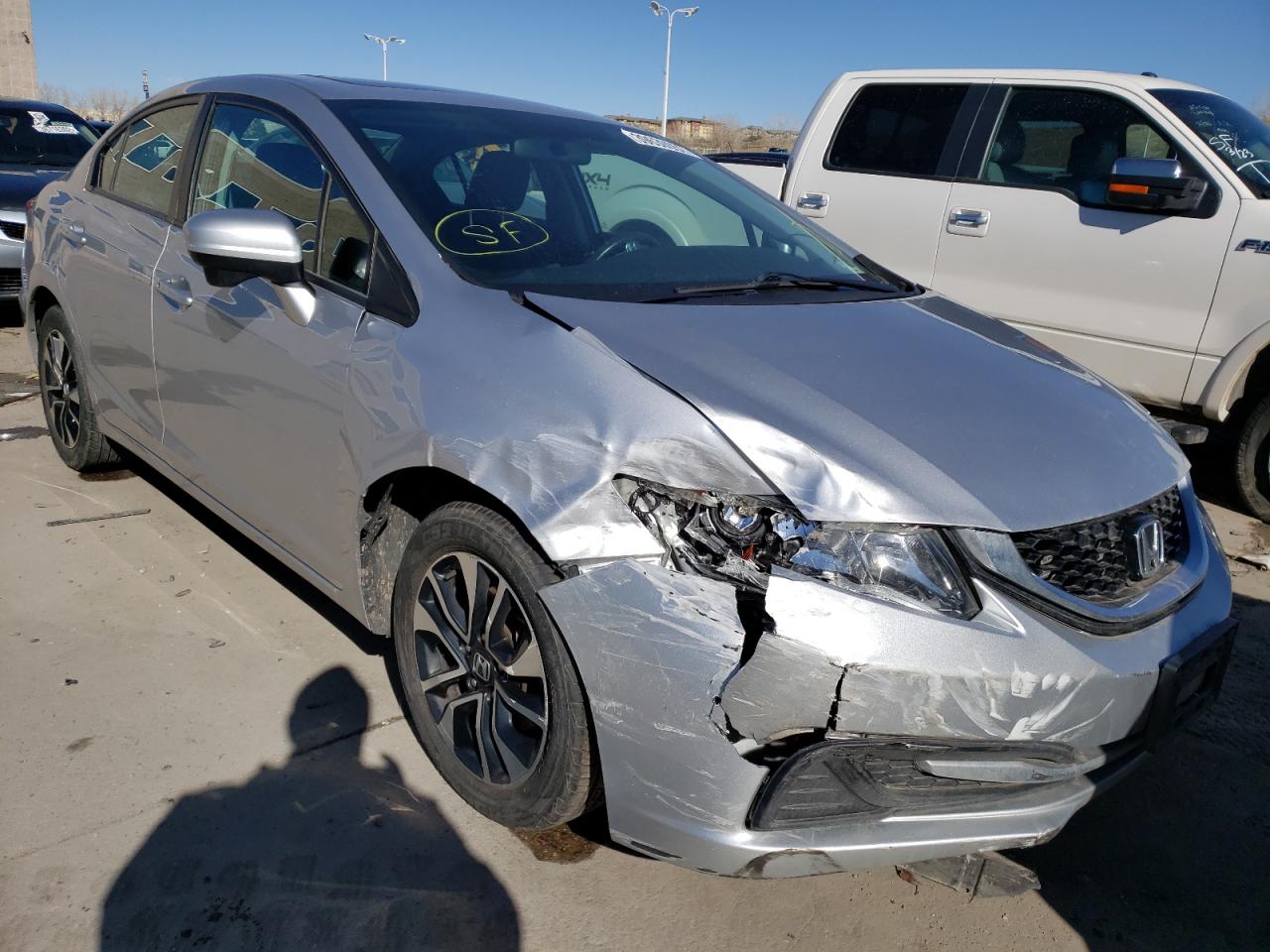 HONDA CIVIC EX 2014 with VIN 19XFB2F84EE051030 - Photo from auction