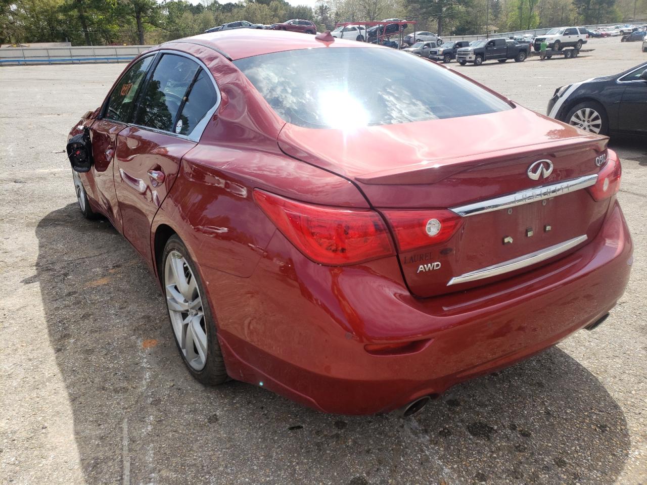 Photo 3 from auction – 2014 INFINITI Q50 BASE with VIN JN1BV7AR3EM701280