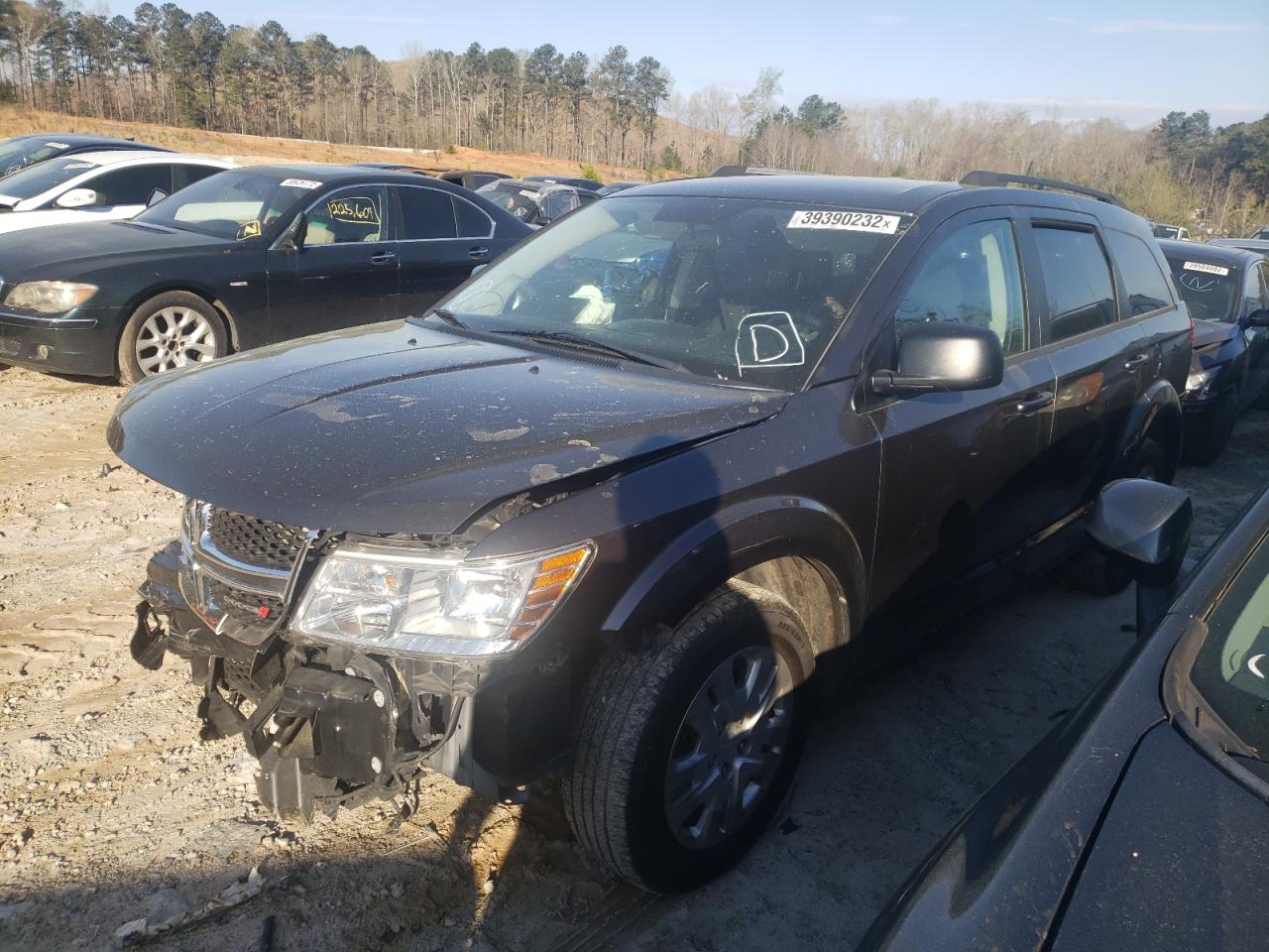 Photo 2 from auction – 2017 DODGE JOURNEY SE with VIN 3C4PDCAB0HT695261