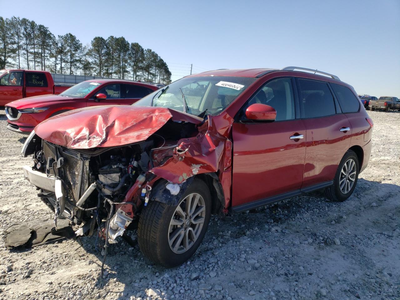 Photo 2 from auction – 2014 NISSAN PATHFINDER with VIN 5N1AR2MN5EC682676
