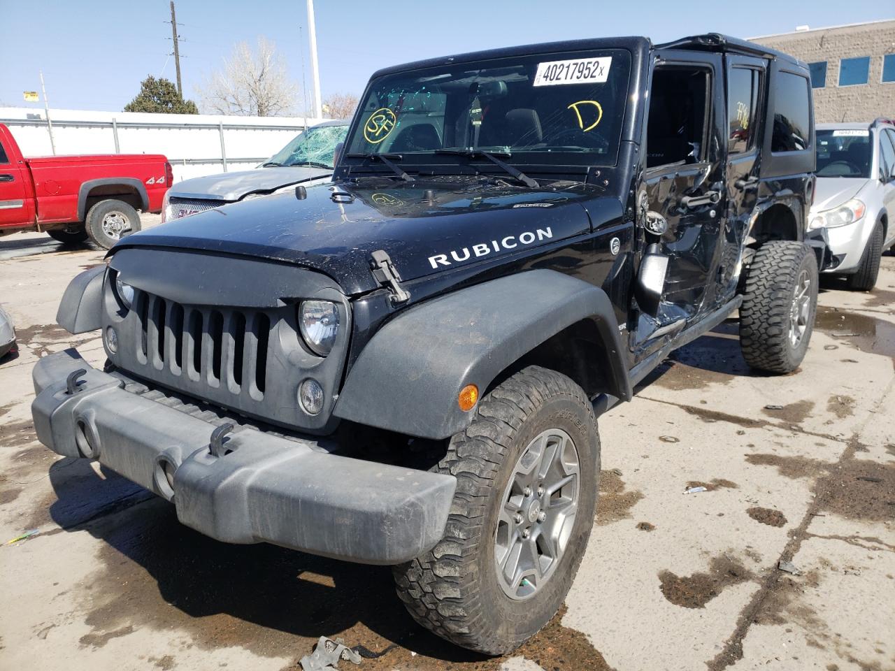 Photo 2 from auction – 2015 JEEP WRANGLER U with VIN 1C4BJWFG0FL687663