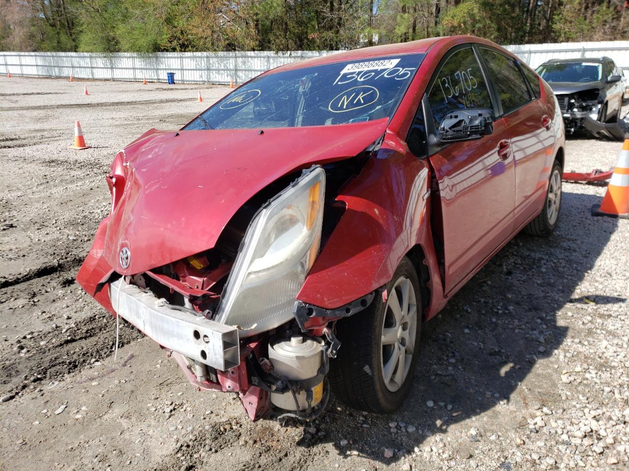 Photo 2 from auction – 2008 TOYOTA PRIUS with VIN JTDKB20U887729108