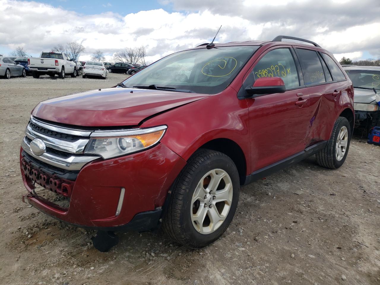 Photo 2 from auction – 2014 FORD EDGE SEL with VIN 2FMDK4JC5EBA78951