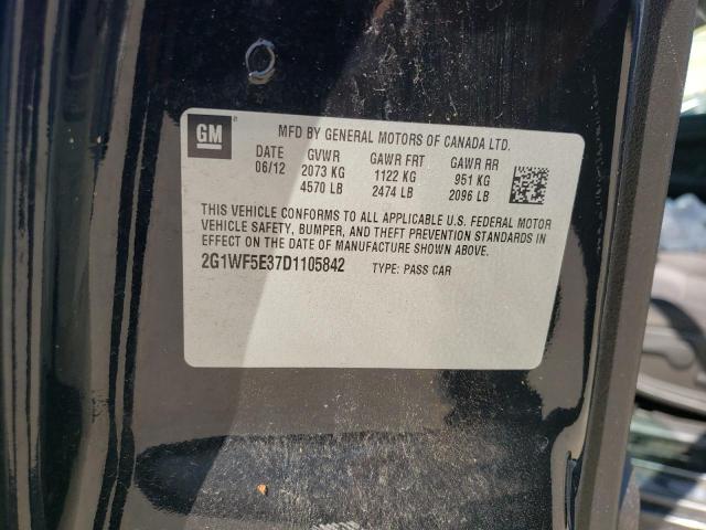 Photo 10 from auction – 2013 CHEVROLET IMPALA LS with VIN 2G1WF5E37D1105842
