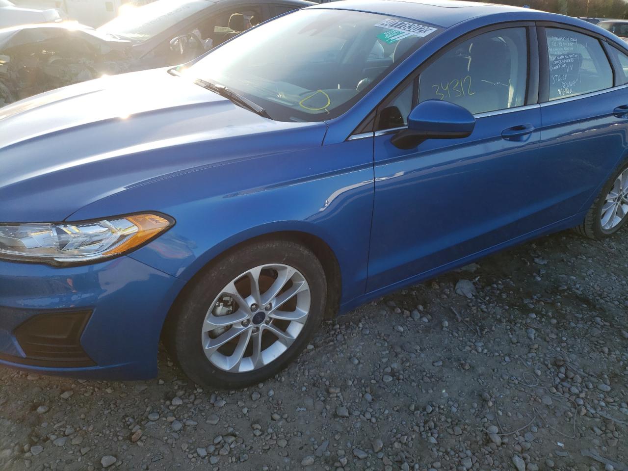 Photo 9 from auction – 2020 FORD FUSION SE with VIN 3FA6P0HD4LR172572