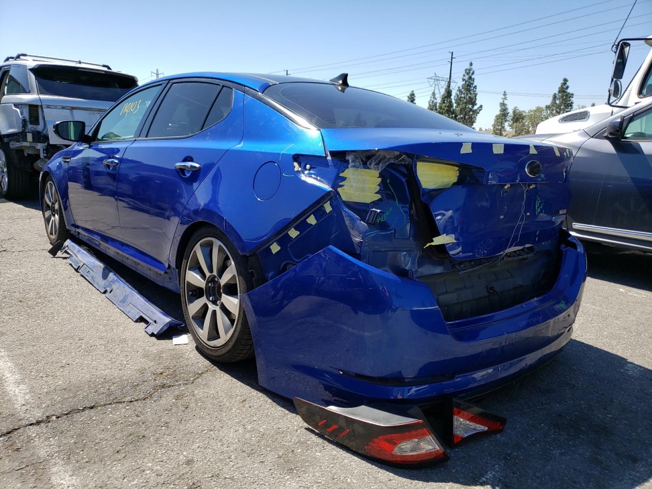 Photo 3 from auction – 2013 KIA OPTIMA SX with VIN 5XXGR4A68DG210297