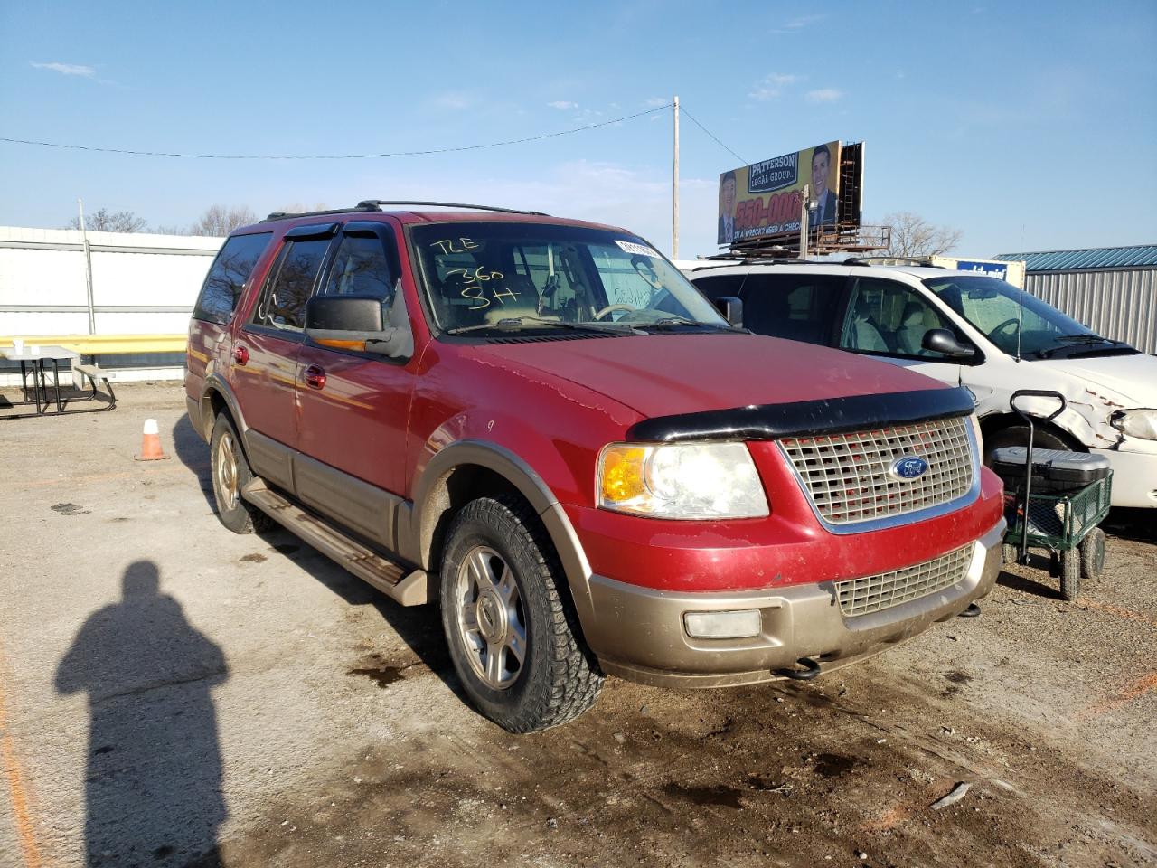 FORD EXPEDITION 2003 with VIN 1FMFU18L73LB68915 - Photo from auction