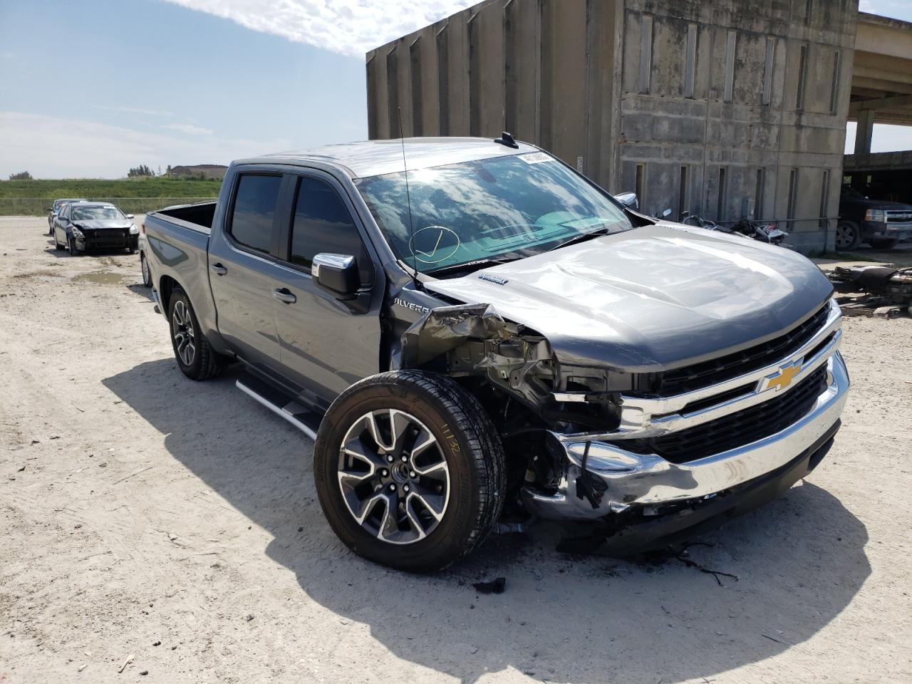 Photo 1 from auction – 2021 CHEVROLET SILVERADO with VIN 3GCPWCET4MG416085