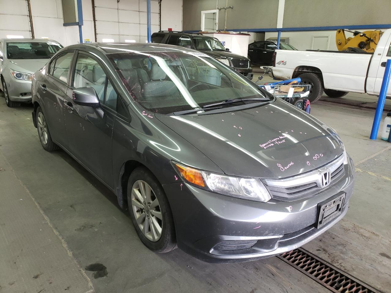 HONDA CIVIC EXL 2012 مع رقم تعريف المركبة 19XFB2F91CE313902 - صورة من المزاد