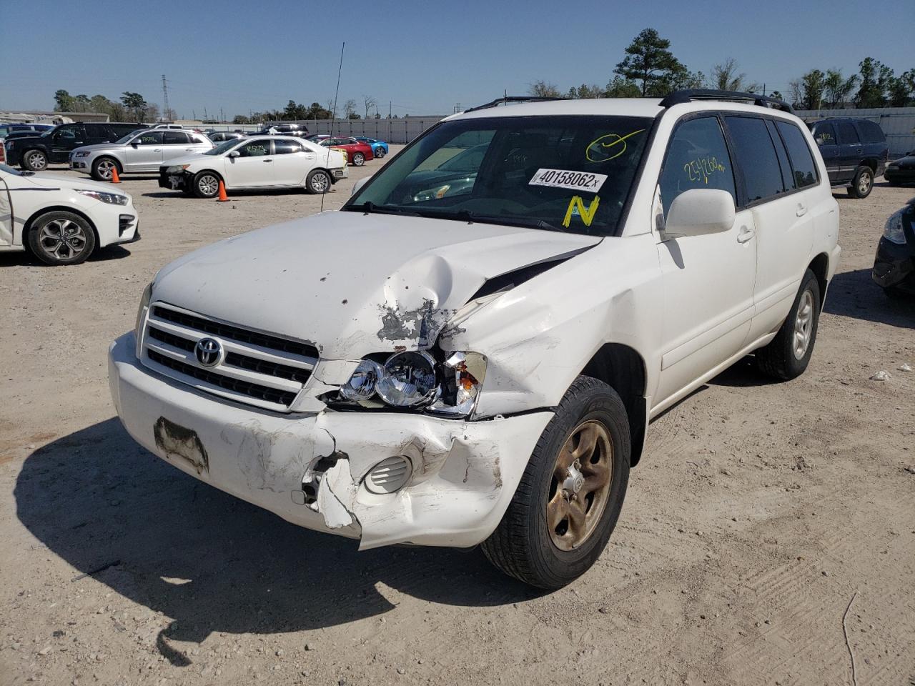 Photo 2 from auction – 2003 TOYOTA HIGHLANDER with VIN JTEGF21A530091024