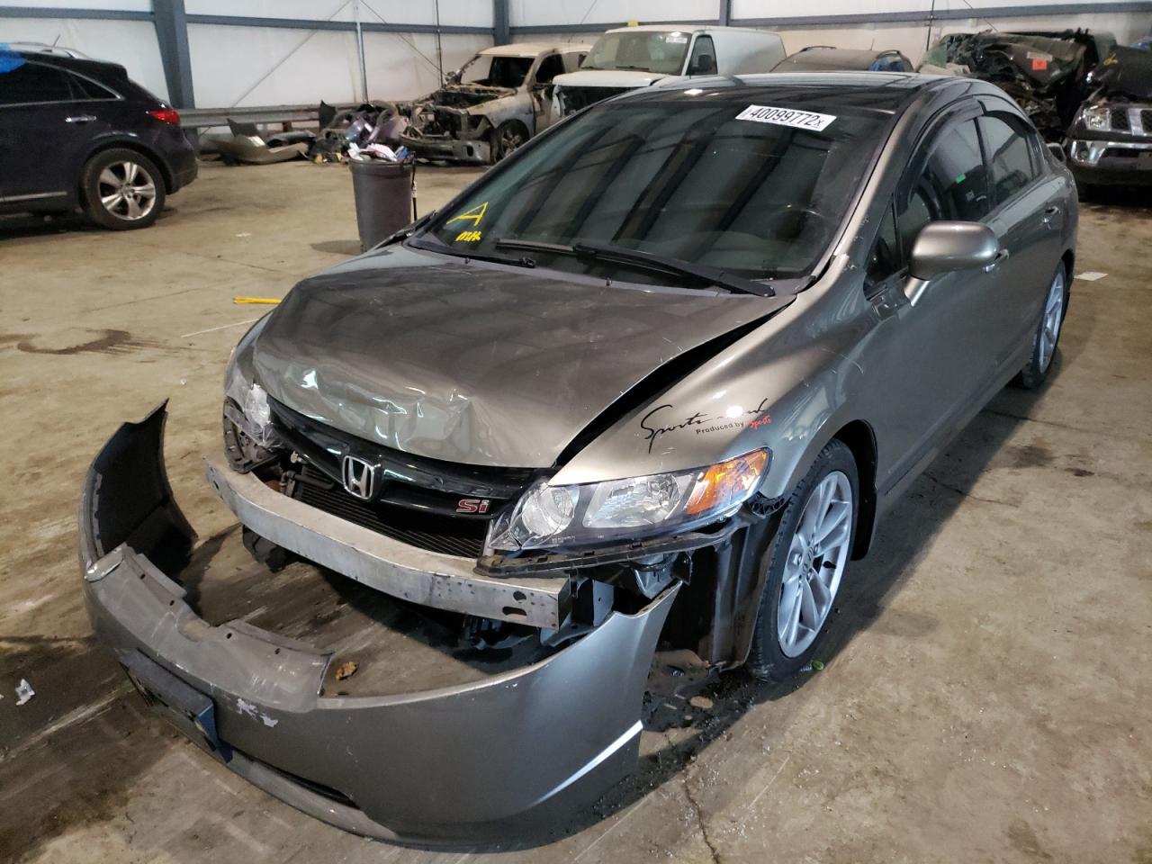 Photo 2 from auction – 2007 HONDA CIVIC SI with VIN 2HGFA55517H703199