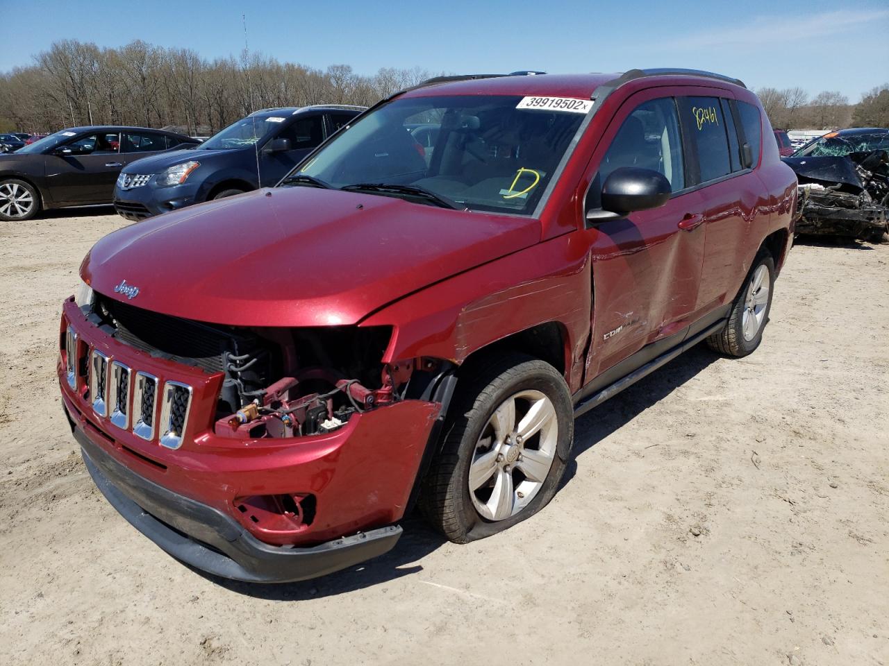 Photo 2 from auction – 2012 JEEP COMPASS SP with VIN 1C4NJCBBXCD662930
