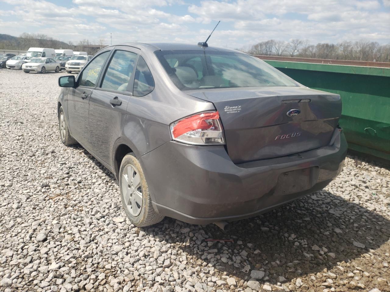 Photo 3 from auction – 2010 FORD FOCUS S with VIN 1FAHP3EN6AW165124
