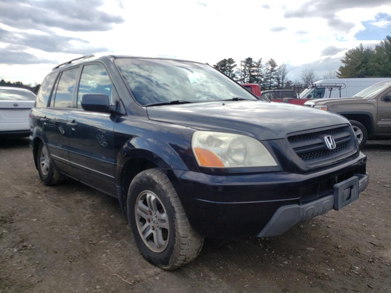 HONDA PILOT EXL 2004 with VIN 2HKYF18504H580043 - Photo from auction