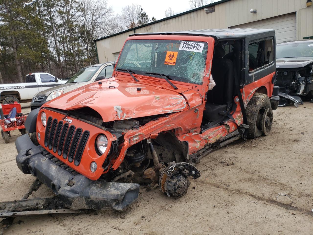 Photo 2 from auction – 2015 JEEP WRANGLER S with VIN 1C4AJWAG2FL617732