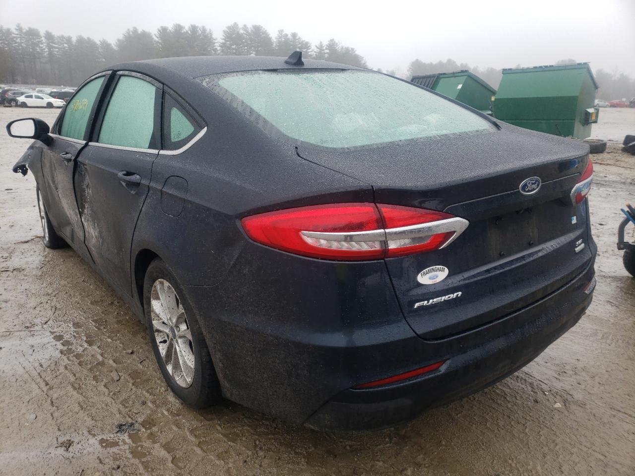 Photo 3 from auction – 2020 FORD FUSION SE with VIN 3FA6P0HD7LR142160