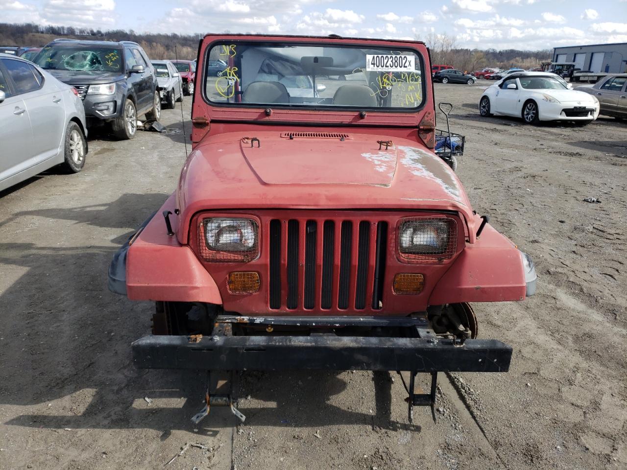 Photo 9 from auction – 1988 JEEP WRANGLER with VIN 2BCHV81J3JB512539