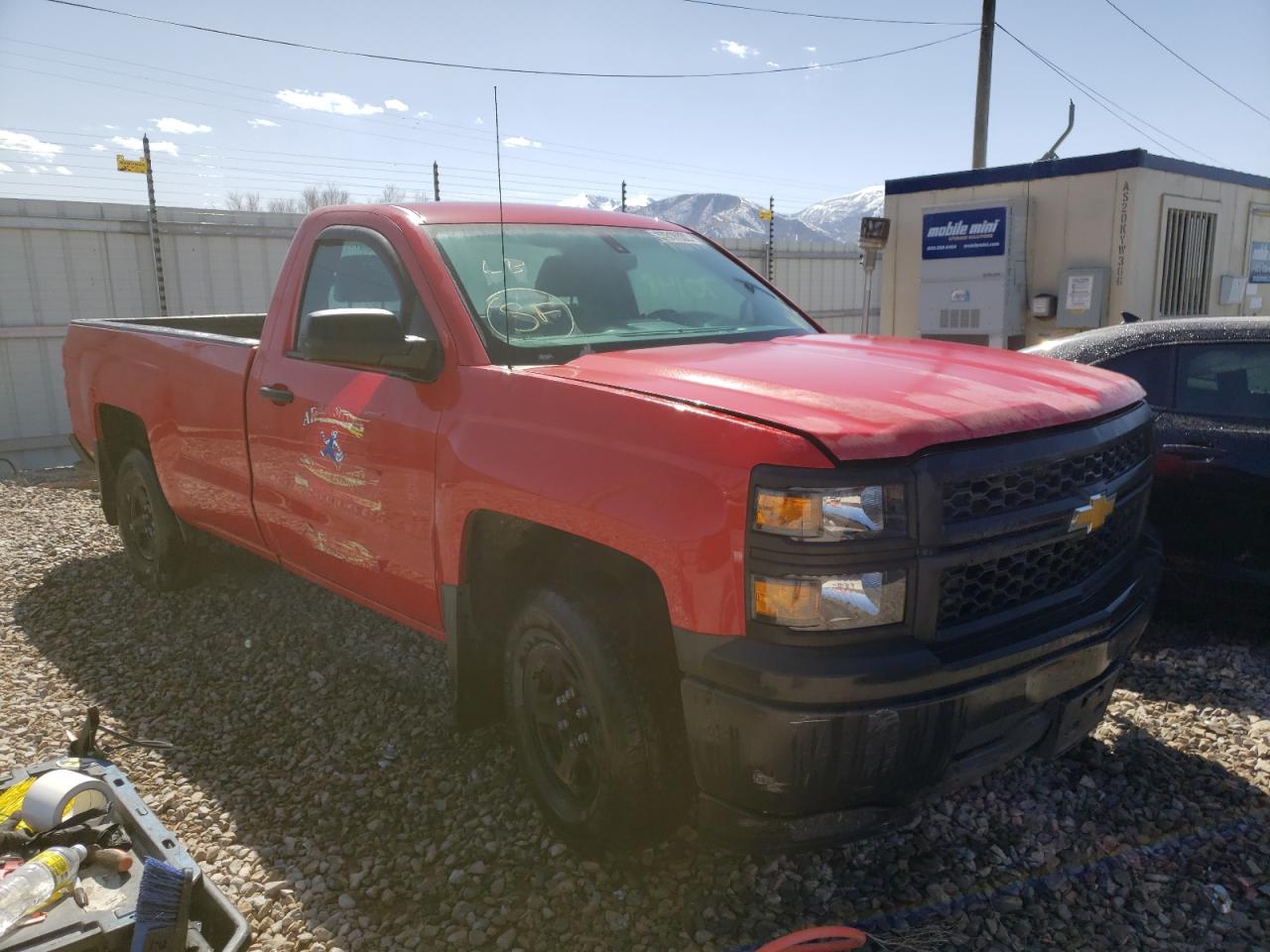 CHEVROLET SILVERADO 2014 with VIN 1GCNCPEH1EZ349868 - Photo from auction