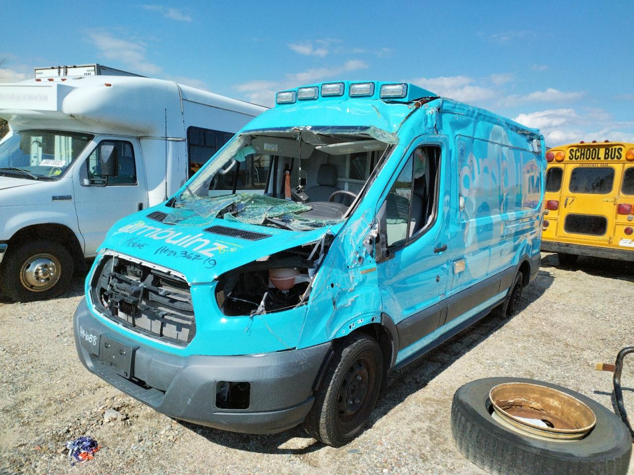 Photo 2 from auction – 2018 FORD TRANSIT T- with VIN 1FDYR2CM4JKB25703