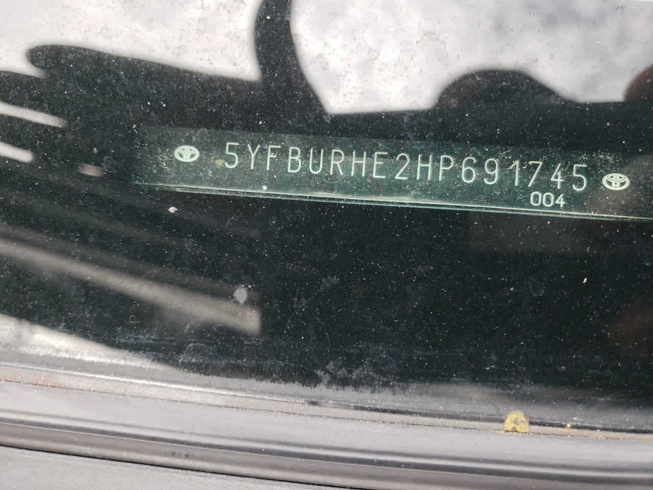 Photo 10 from auction – 2017 TOYOTA COROLLA L with VIN 5YFBURHE2HP691745