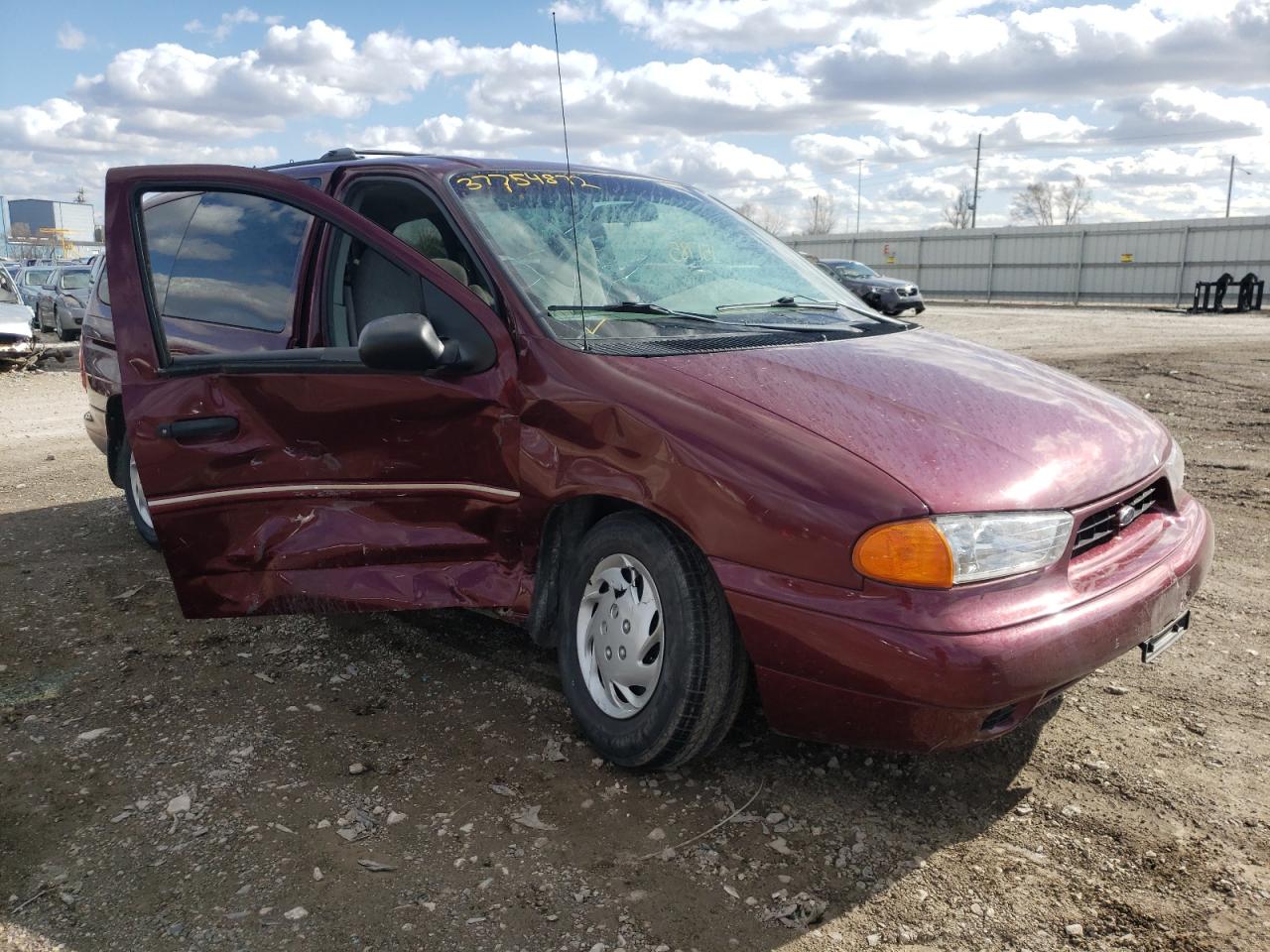 FORD WINDSTAR 1998 with VIN 2FMZA5141WBD70962 - Photo from auction