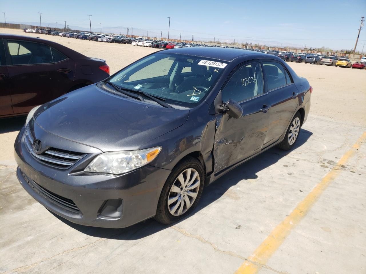 Photo 2 from auction – 2013 TOYOTA COROLLA BA with VIN 2T1BU4EE7DC006897