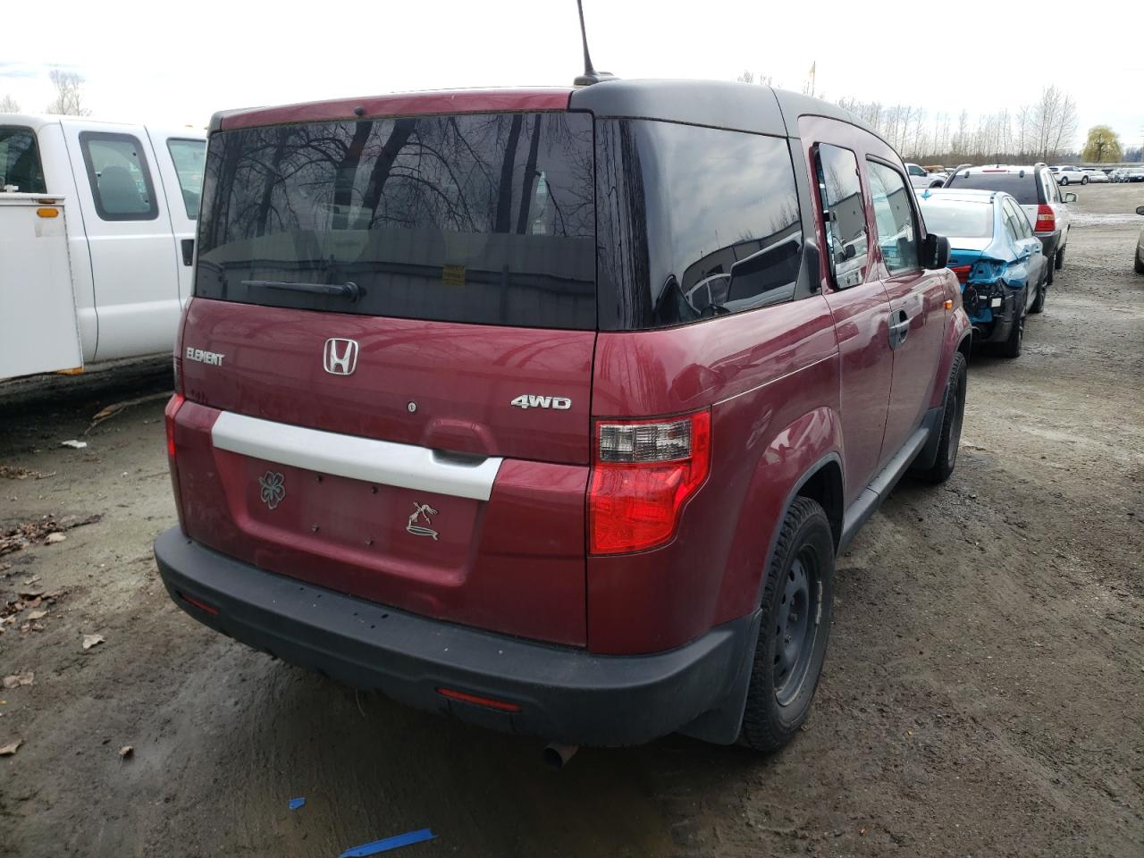 Photo 4 from auction – 2011 HONDA ELEMENT EX with VIN 5J6YH2H79BL005511
