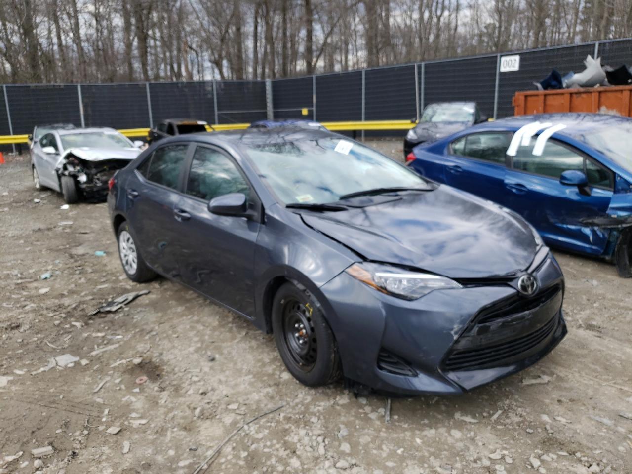 TOYOTA COROLLA L 2019 with VIN 2T1BURHE0KC147414 - Photo from auction