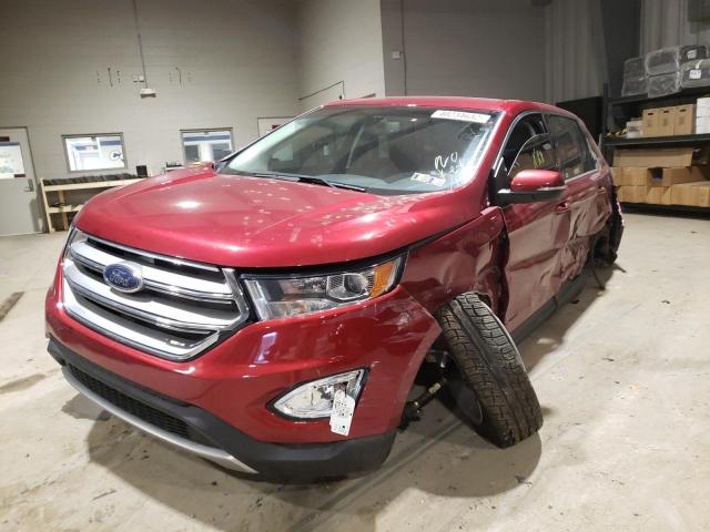 Photo 2 from auction – 2015 FORD EDGE SEL with VIN 2FMTK4J8XFBC01541
