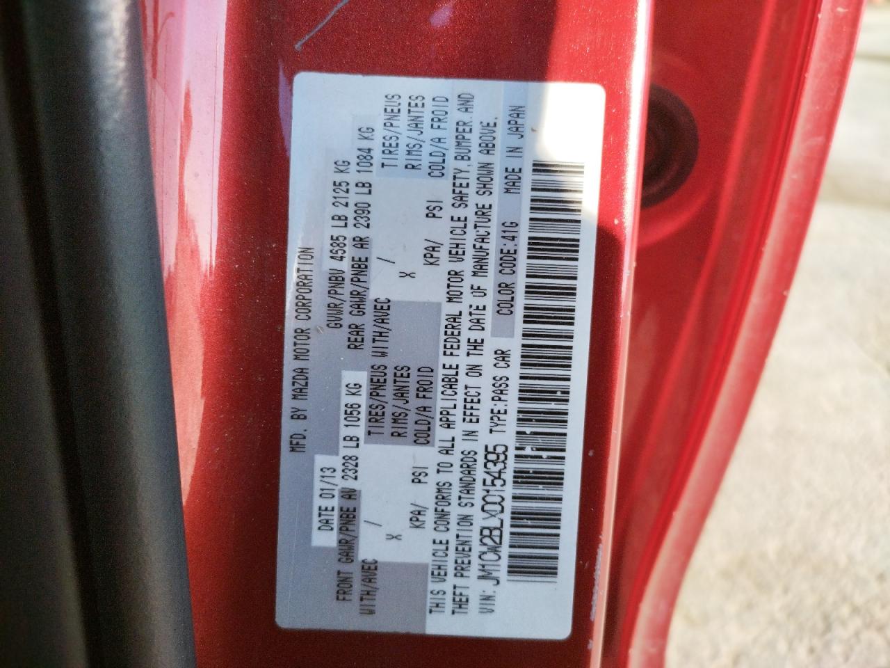 Photo 10 from auction – 2013 MAZDA 5 with VIN JM1CW2BLXD0154395