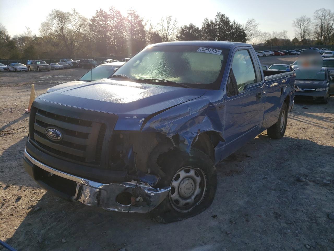 Photo 2 from auction – 2010 FORD F150 with VIN 1FTMF1CW7AKE73244