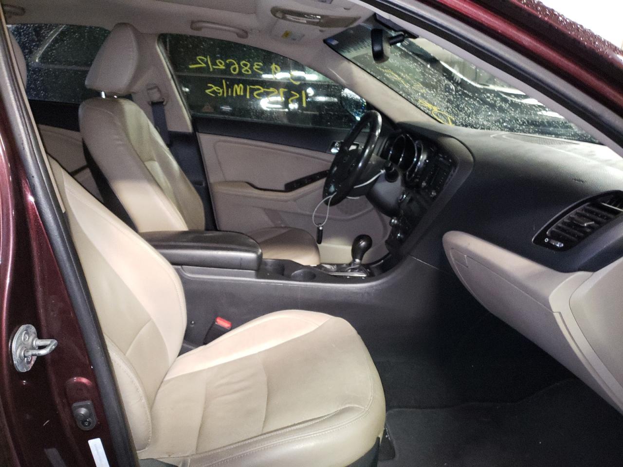 Photo 5 from auction – 2012 KIA OPTIMA EX with VIN 5XXGN4A77CG012121