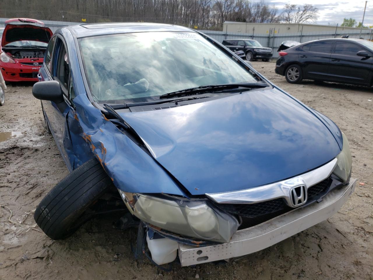 HONDA CIVIC EX 2009 with VIN 1HGFA16839L007385 - Photo from auction