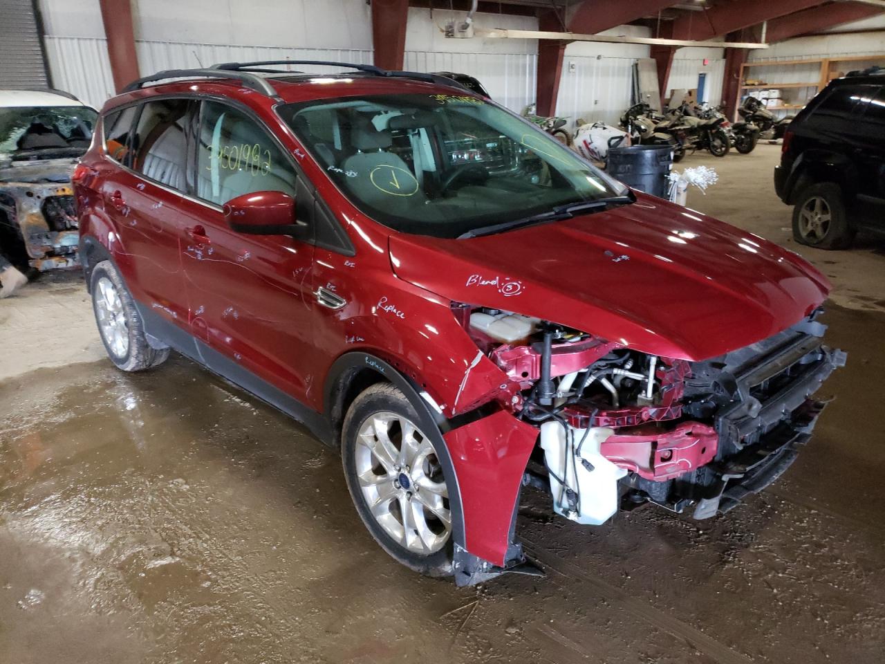 FORD ESCAPE SE 2013 with VIN 1FMCU9GX1DUC18208 - Photo from auction