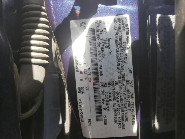 Photo 10 from auction – 2012 FORD FOCUS SE with VIN 1FAHP3F25CL105103