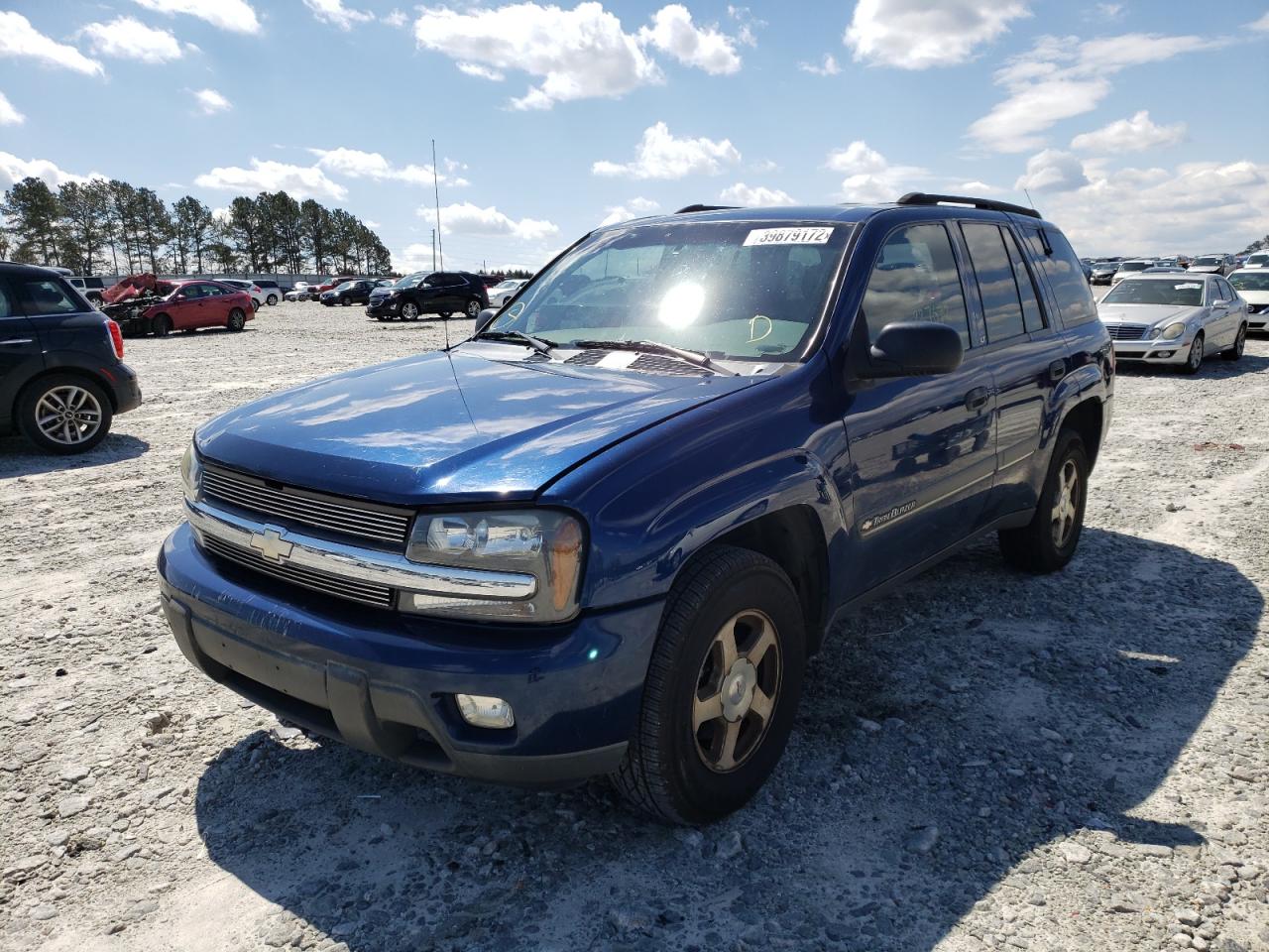 Photo 2 from auction – 2002 CHEVROLET TRAILBLAZE with VIN 1GNDS13S922127312