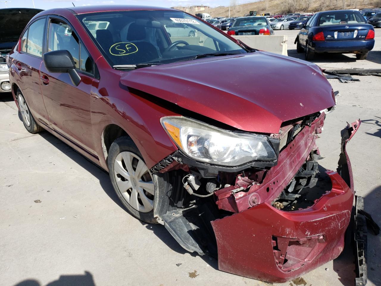 SUBARU IMPREZA 2014 with VIN JF1GJAA69EG017632 - Photo from auction