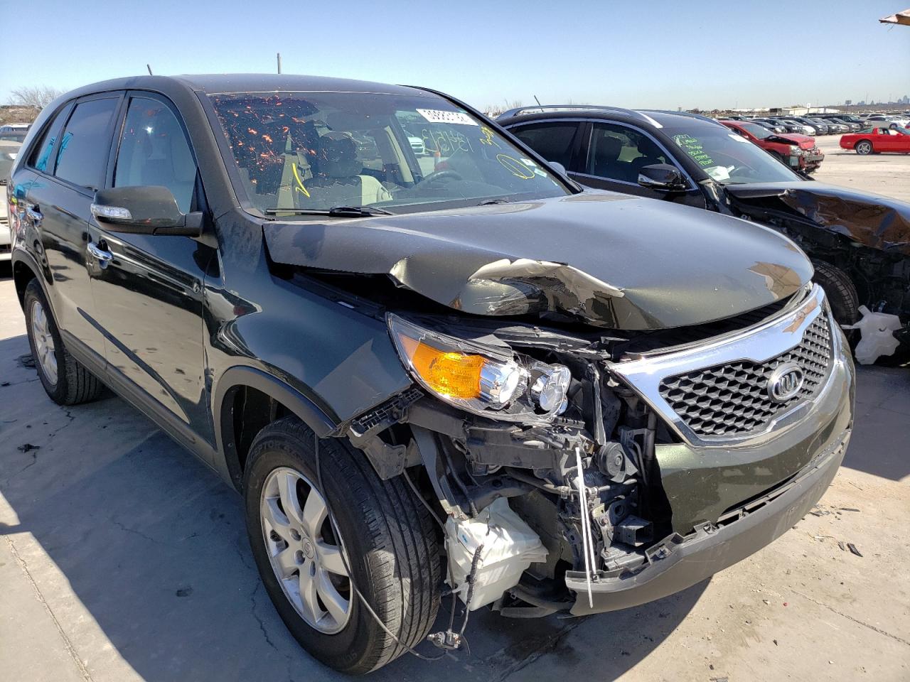 KIA SORENTO BA 2011 with VIN 5XYKT3A15BG156623 - Photo from auction