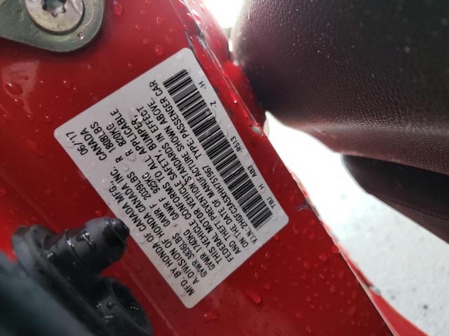 Photo 10 from auction – 2017 HONDA CIVIC SI with VIN 2HGFC3A5XHH751967