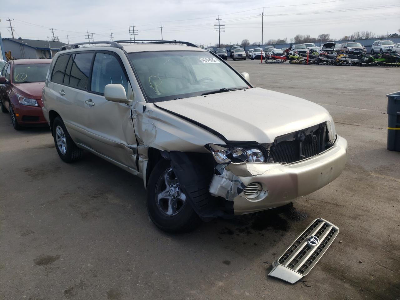 TOYOTA HIGHLANDER 2001 with VIN JTEHD21A610007753 - Photo from auction