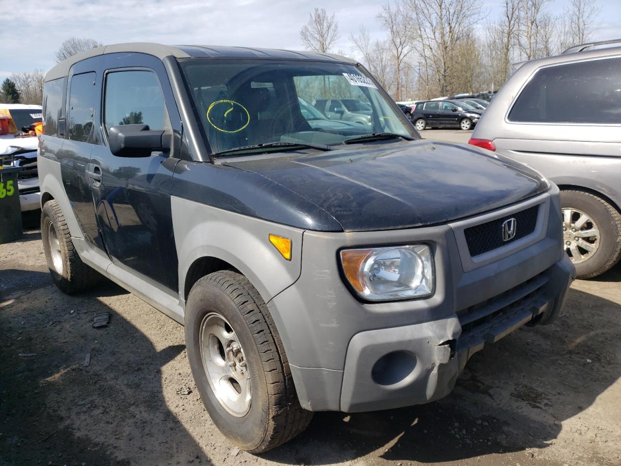 HONDA ELEMENT LX 2005 with VIN 5J6YH18305L005554 - Photo from auction