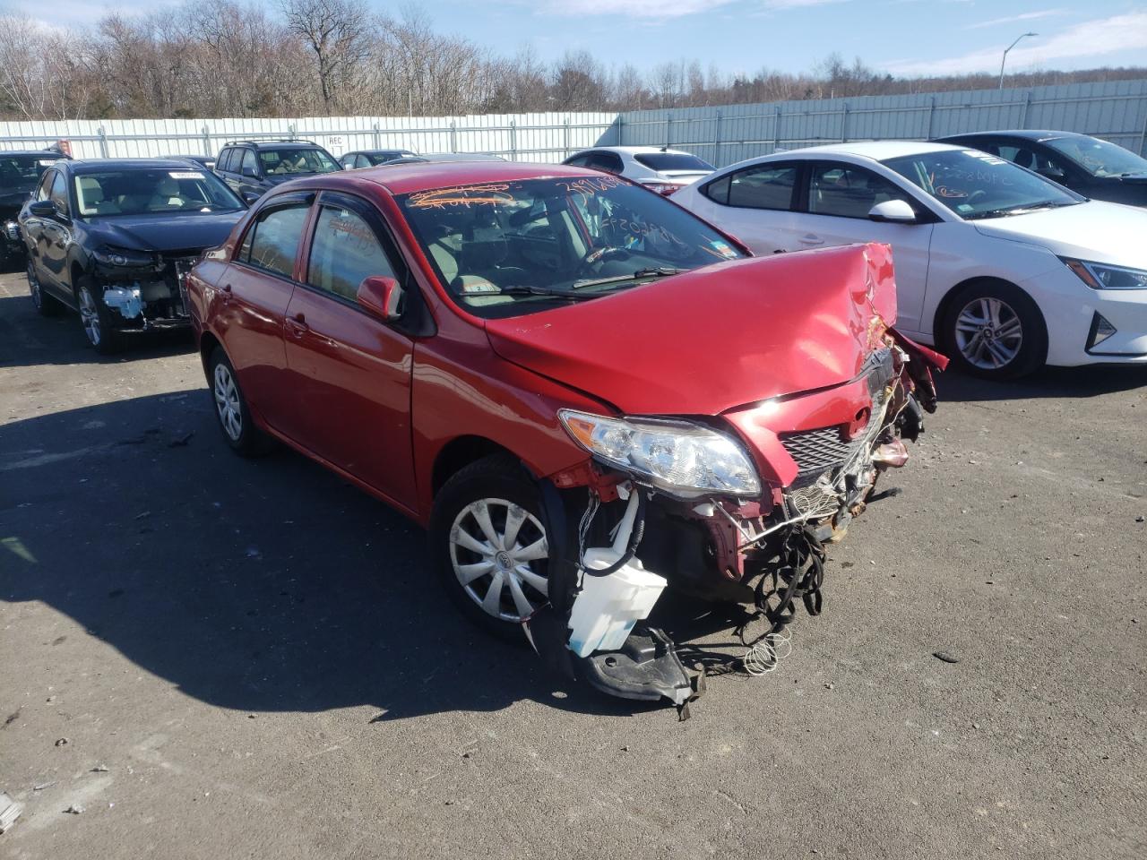 TOYOTA COROLLA BA 2010 с VIN 2T1BU4EE8AC258587 - Фото с аукциона