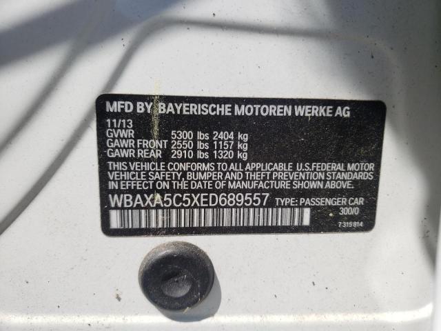 Photo 10 from auction – 2014 BMW 535 D with VIN WBAXA5C5XED689557