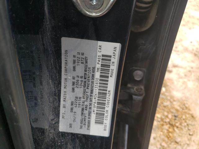 Photo 10 from auction – 2019 MAZDA 3 with VIN JM1BPBJM3K1135830