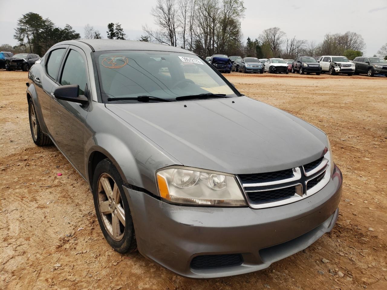 DODGE AVENGER SE 2013 with VIN 1C3CDZAB4DN605383 - Photo from auction