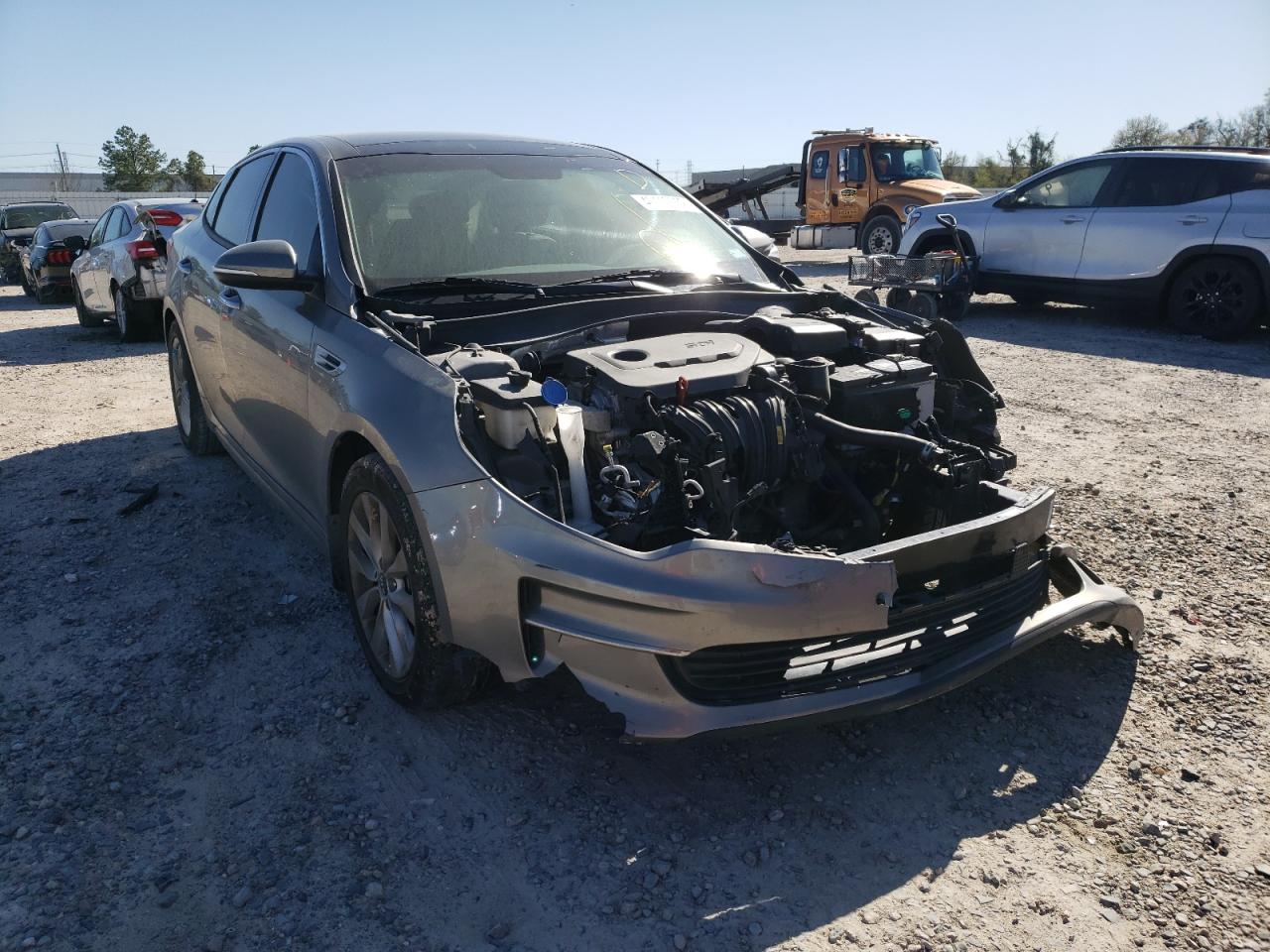 KIA OPTIMA EX 2016 with VIN 5XXGU4L37GG115302 - Photo from auction