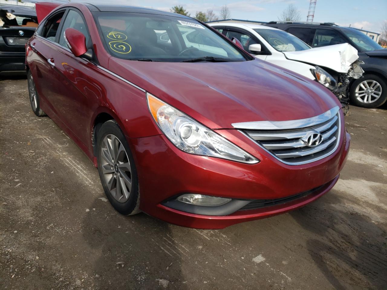 Photo 1 from auction – 2014 HYUNDAI SONATA SE with VIN 5NPEC4AC1EH942856