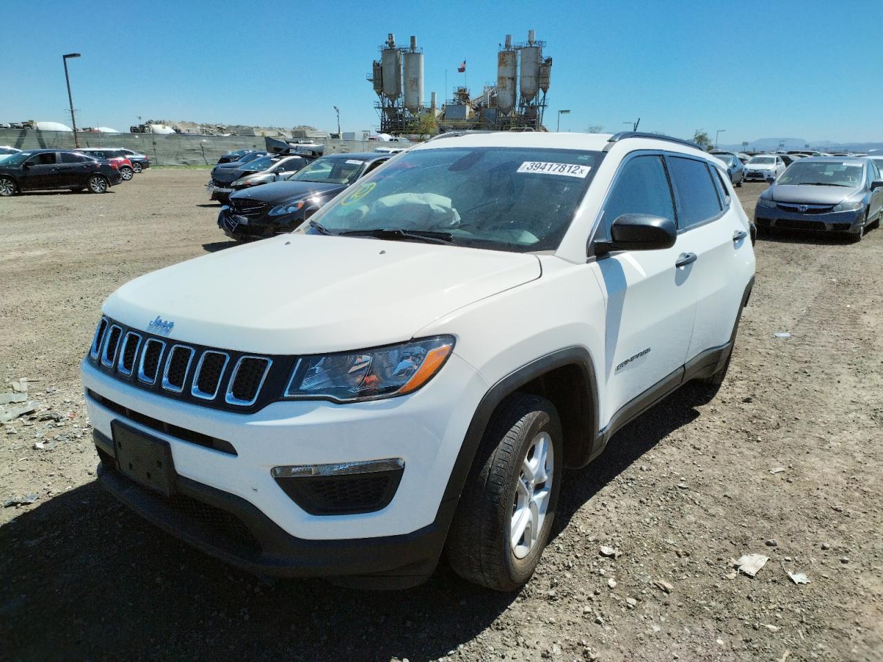 Photo 2 from auction – 2021 JEEP COMPASS SP with VIN 3C4NJCAB2MT531794