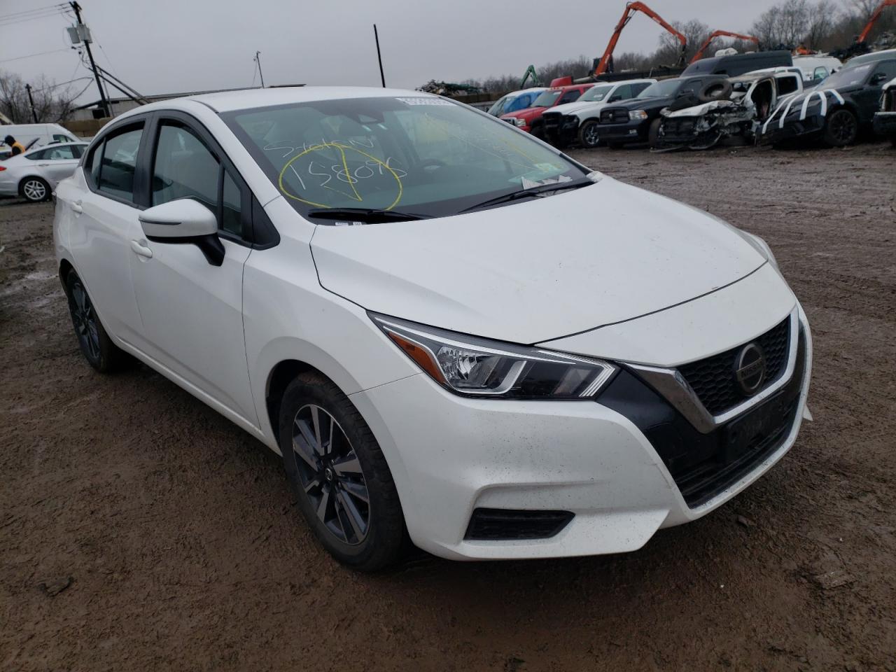 NISSAN VERSA SV 2021 with VIN 3N1CN8EV3ML881273 - Photo from auction